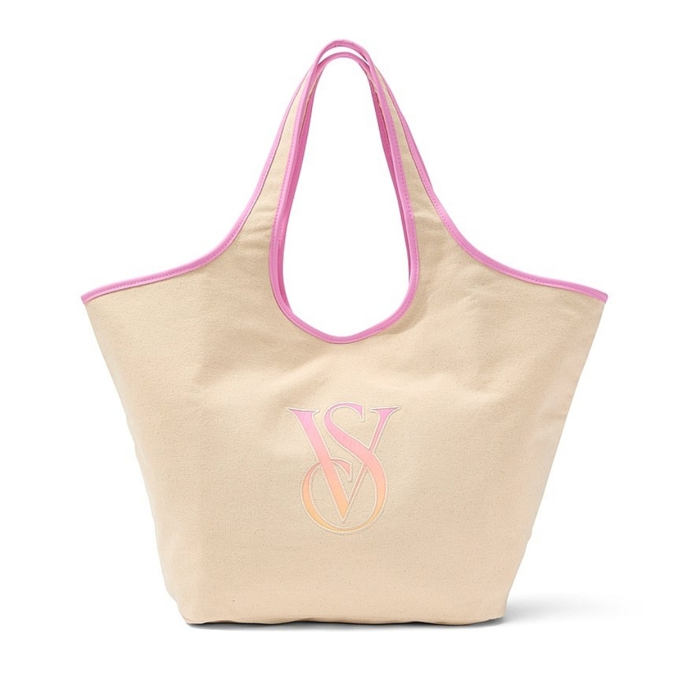 Victoria's Secret Ombré Monogram Logo Tote Bag